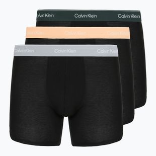 Труси Calvin Klein LV00NB4394 Brief 3 пари black w/darkest spruce wb/black w