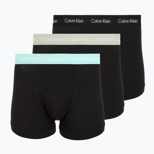 Труси чоловічі Calvin Klein 0000U2662G Trunk 3 пари black w plume wb/black w misty sag