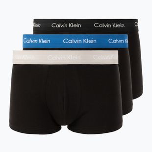 Труси Calvin Klein 0000U2664G Low Rise Trunk 3 пари black/classic blue/black