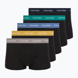 Труси Calvin Klein LV00NB4412 Low Rise Trunk 5 пар black bodies with driftwood/moonlight