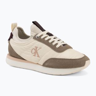 Кросівки жіночі Calvin Klein YW0YW02060 Retro Runner Sock Laceup Mix Mat turtledove/spanish villa/bordeaux