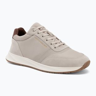 Взуття чоловіче Tommy Hilfiger Runner Suede Mix classic stone tracksuits