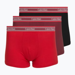 Боксерки чоловічі Calvin Klein LV00NB4615 Trunk black/established red/goji berry