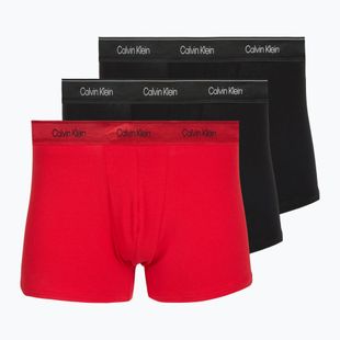 Боксерки чоловічі Calvin Klein LV00NB4575 Trunk black/goji berry/black