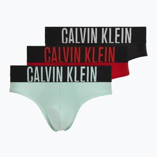 Труси чоловічі Calvin Klein 000NB3610A Hip Brief black/goji berry/aqua blue