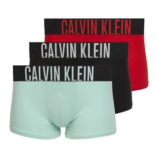 Боксерки чоловічі Calvin Klein 000NB3775A Trunk black/goji berry/aqua blue
