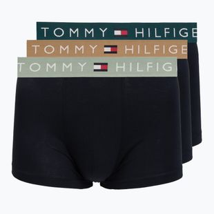 Боксерки чоловічі Tommy Hilfiger Trunk WB 3 pack nb//saf canvas/mnty grey/deep spru