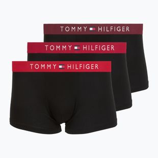 Боксерки чоловічі Tommy Hilfiger Trunk WB 3 pack medium red/rasp juice/burgundy