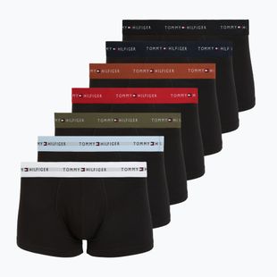 Боксерки чоловічі Tommy Hilfiger Trunk WB 7 pack black/whit/lava/sky blue/navy blue/ter red/ut ol
