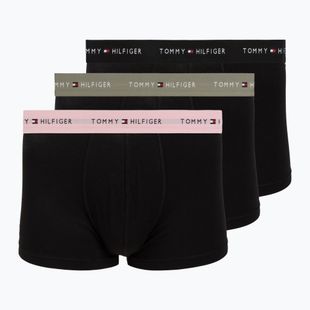 Боксерки чоловічі Tommy Hilfiger Trunk WB 3 pack utility sage/black/bonita pink