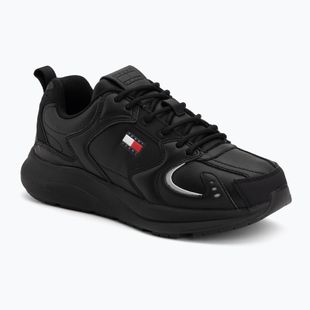 Взуття чоловіче Tommy Jeans Runn Leather triple black