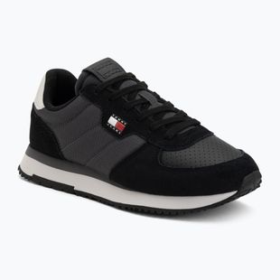 Взуття чоловіче Tommy Jeans Runner Flag Mix washed black/stratus grey