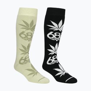 Шкарпетки для сноуборду чоловічі 686 Huf 2 пари multicolor