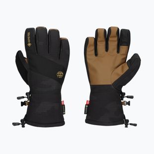 Рукавиці для сноуборду чоловічі 686 Gore-Tex Linear black camo
