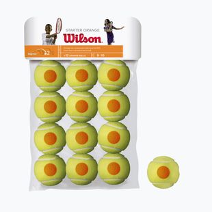 Тенісні м'ячі Wilson Starter Orange Tball 12 шт. жовті WRT137200