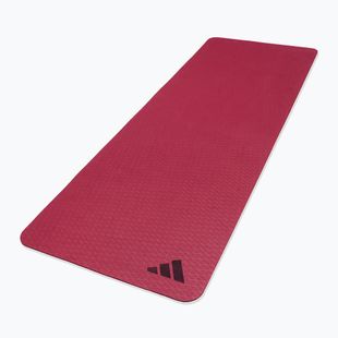 Килимок fitness adidas Yoga 6 мм collegiate burgundy