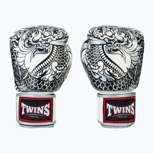 Боксерські рукавички Twins Special Fancy FBGVL3-52 білі/сріблясті