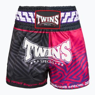 Шорти для тренувань Twins Special Muay Thai Twins Maze brown/pink/blue/white