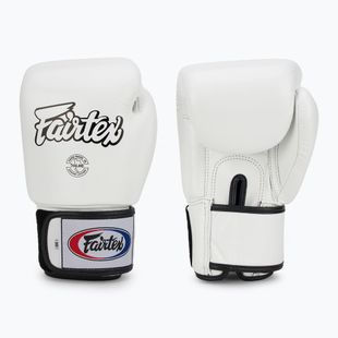 Боксерські рукавички Fairtex Universal "Tight-Fit" Design білі
