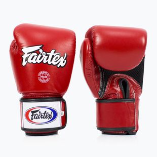 Універсальні дихаючі червоні боксерські рукавички Fairtex