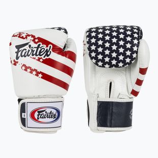 Боксерські рукавички Fairtex Universal "Tight-Fit" Design USA білі