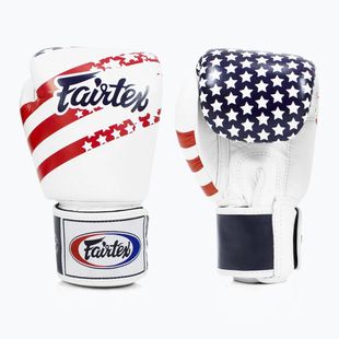 Боксерські рукавички Fairtex Universal "Tight-Fit" Design USA білі