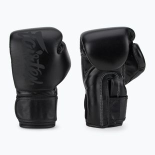 Рукавички з мікрофібри Fairtex Art Collection Суцільні чорні рукавички на один палець