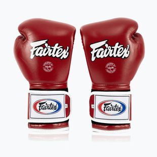 Боксерські рукавички Fairtex Heavy Hitter в мексиканському стилі червоні