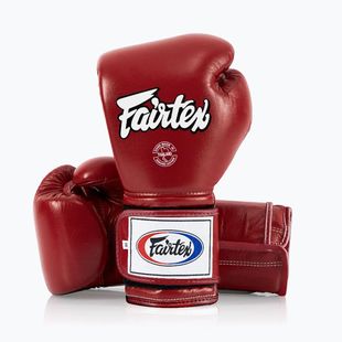 Боксерські рукавички Fairtex Heavy Hitter в мексиканському стилі червоні