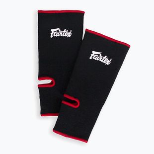Захисні наколінники Fairtex Ankle Support чорні/червоні