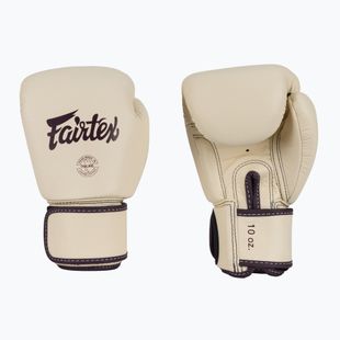 Боксерські рукавички з натуральної шкіри Fairtex хакі