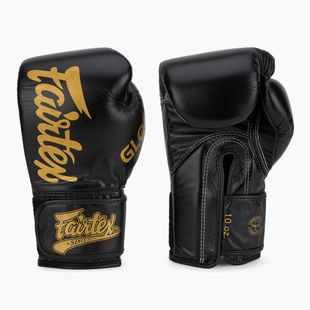 Боксерські рукавички Fairtex Glory Competition мереживні на липучках чорні