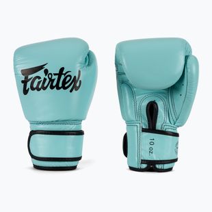 Боксерські рукавички з натуральної шкіри Fairtex сині