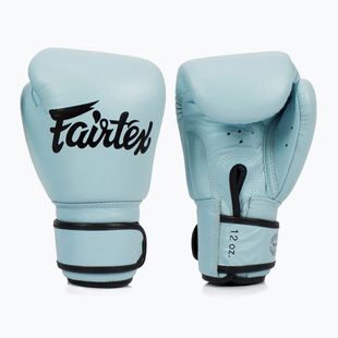 Боксерські рукавички з натуральної шкіри Fairtex сині