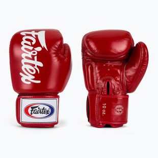 Боксерські рукавички Fairtex Deluxe Tight-Fit червоні