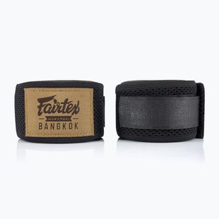 Бинти боксерські Fairtex Elastic Handwraps 455 см чорний