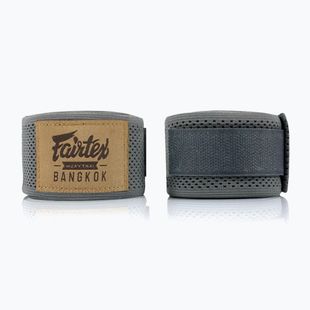 Бинти боксерські Fairtex Elastic Handwraps 455 см сірі