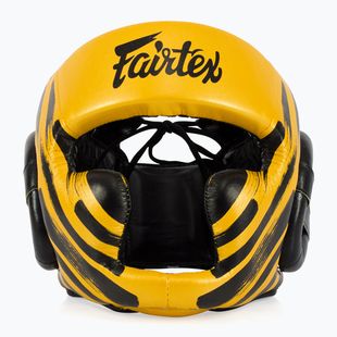 Шолом боксерський Fairtex Microfiber Headguard gold