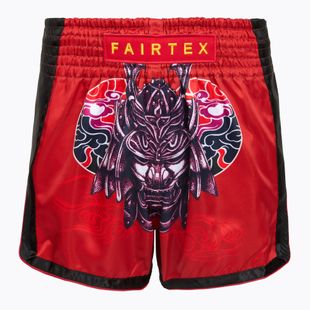 Дитячі боксерські шорти Fairtex BSK2108 'Silent Warrior' червоні