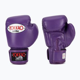 Рукавиці боксерські чоловічі YOKKAO Matrix flash purple