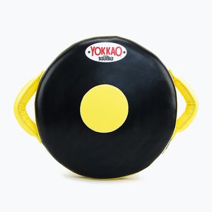 Диск для тренувань круглий YOKKAO Round black/yellow