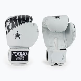 Рукавиці боксерські YOKKAO Lettering Boxing white