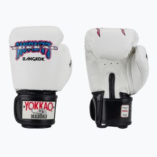 Рукавиці боксерські чоловічі YOKKAO East Club white