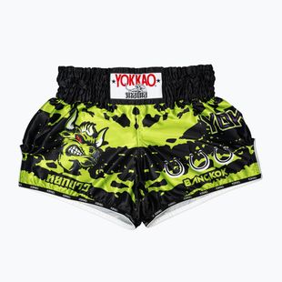 Шорти для тренувань чоловічі YOKKAO Angry Bull Muay Thai black