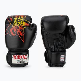 Рукавиці боксерські чоловічі YOKKAO Fighter KO black
