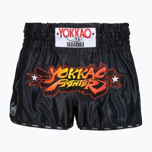 Шорти для тренувань чоловічі YOKKAO Fighter KO Muay Thai black