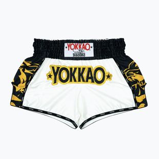 Чоловічі тренувальні шорти YOKKAO Original Muay Thai white