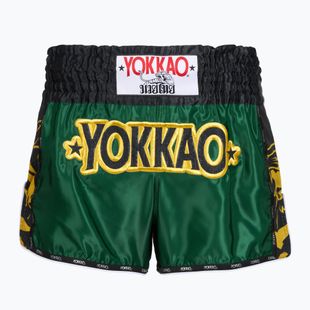 Чоловічі тренувальні шорти YOKKAO Original Muay Thai green