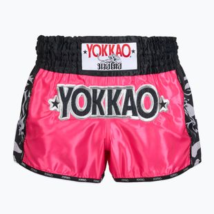 Чоловічі тренувальні шорти YOKKAO Original Muay Thai magenta