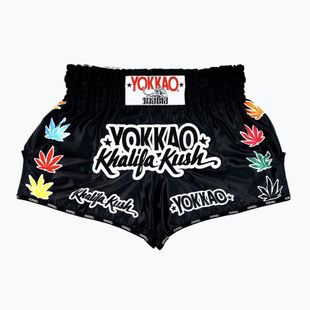 Шорти для тренувань чоловічі YOKKAO Khalifa Kush Muay Thai black